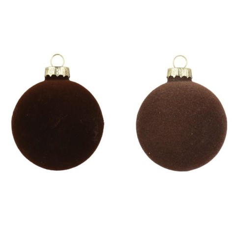 SFERA VETRO FLOCCATO D.8 BROWN